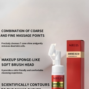 Mayorista Vegan Vitamina C Aminoácido Glicerina Reafirmante <span class=keywords><strong>Limpiador</strong></span> <span class=keywords><strong>facial</strong></span> Mousse Fragancia afrutada Limpieza profunda para todo tipo de piel - Product Image 4