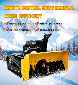 Livraison Gratuite Prix le Plus Bas Mini Souffleuse à Neige à Chenilles 13hp 15hp avec Télécommande - Product Image 2