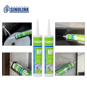 Mẫu miễn phí trắng mờ Đen xây dựng caulking sử dụng GP Silicone sealant nhà máy giá rẻ giá