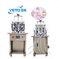 Machine de remplissage électrique 4 têtes pour liquides, huiles et parfums, 100, 250, 300, 500 ml - Prix