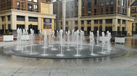 Buse de fontaine à colonne de jade à air mixte DashuoFountain en acier inoxydable 304 DN20-DN80, effet aquatique commercial facile à installer