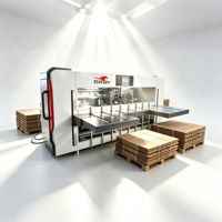 Máquina Cosedora de Cajas de Cartón Semiautomática de Doble Pieza con Conteo y Apilado Automáticos para la Fabricación de Cajas de Cartón Ranuradas Regulares (RSC)