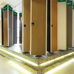 Papan serat laminasi melamin boar serat lapisan ek kustom dan tersedia 18mm untuk furnitur