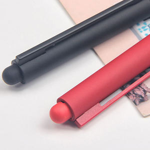 Stylo bille en métal personnalisé avec logo, pointe de 1,0 mm, encre bleue/noire non effaçable, pour cadeaux promotionnels, usage professionnel et scolaire - Product Image 2