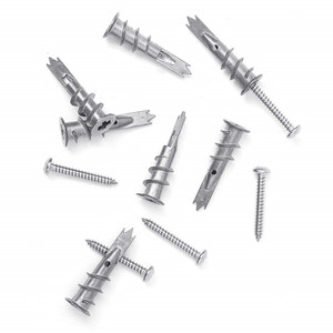Ancrages autotaraudeurs pour cloisons sèches en acier allié au zinc M4.2 avec <span class=keywords><strong>vis</strong></span> autotaraudeuses pour bouchons muraux <span class=keywords><strong>creux</strong></span> en plaques de plâtre - Product Image 4