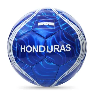 Balón de fútbol personalizado, balón de fútbol metálico de alta calidad, talla 5