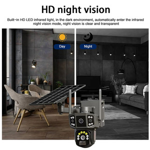 6.0MP Built-in Battery V380pro Outdoor <strong>CCTV</strong> <strong>Wireless</strong> Solar Powered 4G Wifi IP Camera - Product Image 5