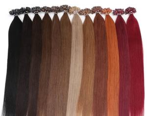 Playa de Color de luz 16-22 pulgadas Remy <span class=keywords><strong>I</strong></span> Tip humano 100% Real pelo de queratina Pre consolidado extensiones de cabello - Product Image 1