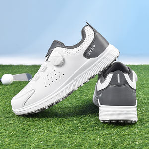 <span class=keywords><strong>Zapatos</strong></span> de <span class=keywords><strong>Golf</strong></span> Unisex con Suela Suave para Otoño, con Nuevos Detalles Transpirables, Entresuela de EVA y Parte Superior de Cuero Genuino para Deportes - Product Image 5