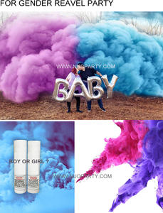 공장 맞춤형 파란색과 핑크 색 핸드 헬드 젠더 연기 파티 신기한 공개 - Product Image 3