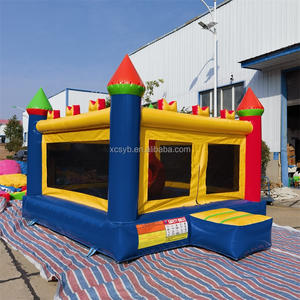 Castillo Inflable con Tobogán, Material de PVC, 4x4m, Ecológico, Uso Comercial, Entrada Segura, Barbacoas en <span class=keywords><strong>el</strong></span> Patio Trasero, <span class=keywords><strong>Camping</strong></span> - Product Image 6