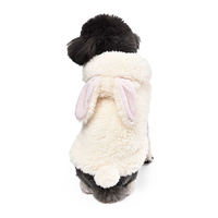 Abrigo de Invierno Reciclable de Felpa para Mascotas, Disfraz de Conejo, Ropa Reciclable para Perros