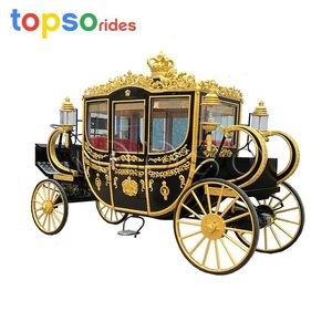 Carrozza Reale a Cavalli ed Elettrica del Produttore Cinese, Attrazione per Parchi Divertimento in Vendita - Product Image 4