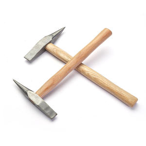 Marteau de soudage à manche en bois, face rectangulaire en acier au carbone, 300g 500g, pour les soudeurs de la construction, la menuiserie, la rénovation de la maison - Product Image 1