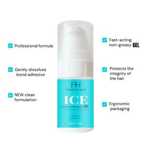 Профессиональный гель для быстрого и эффективного удаления клея для наращивания волос ICE, 20 г, для холодной техники наращивания волос (Private Label) - Product Image 4