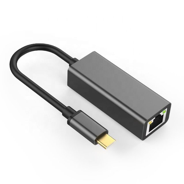 USB-C to Ethernet Adapter USB 3 to Gigabit Network RJ45 1000 Mbps LAN Wired Network Card External Product in Stock