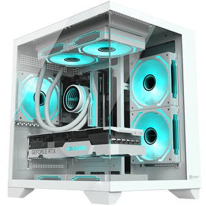 Ordinateur de bureau personnalisé Core I5-12400F RTX 5060 Carte graphique 8G 8 Go de RAM DDR4 512 Go SSD Boîtier Mini Seaview 500W PC de jeu OEM - Product Image 1