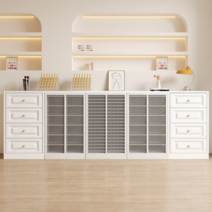 Nail Salon Special Display Cabinet Nail Polish Storage Glue Storage Cabinet Nail Salon Floor-<b>standing</b> Display showcase Drawer - Product Image 1