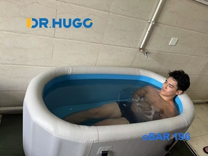 DR.HUGO oBAR 196 Bañera de Hielo Inflable Portátil, Plegable, Individual, Bañera de Hielo Inteligente - Product Image 4