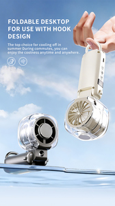 Mini <span class=keywords><strong>ventilateur</strong></span> rechargeable par USB, haute vitesse, 3000 mAh, pliable, <span class=keywords><strong>ventilateur</strong></span> portable turbo <span class=keywords><strong>avec</strong></span> refroidissement par glace - Product Image 6