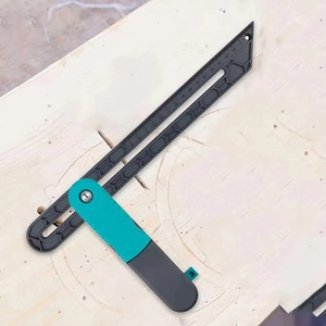 Reglas de ángulo para necesidades diarias al por mayor, escuadra triangular, medidor de bisel deslizante irregular con bloqueo, transportador para proyectos de bricolaje - Product Image 2