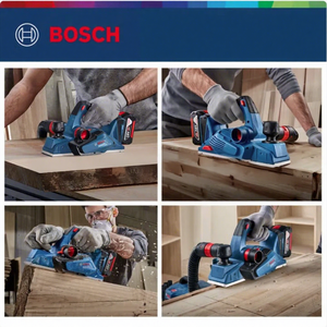 <span class=keywords><strong>Raboteuse</strong></span> électrique au lithium <span class=keywords><strong>Bosch</strong></span> de qualité industrielle, moteur à balais 1800W, batterie 2000mAh, application bois GHO 12V-20 - Product Image 4