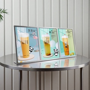 Bảng hiển thị kim loại bảng hiển thị Menu hiển thị đứng menu Nhà Hàng Giá đặt hàng tờ khách sạn phục vụ quán cà phê bảng hiệu - Product Image 5