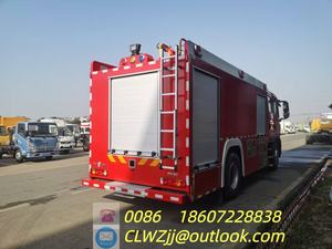 Camión de Bomberos HOWO Nuevo 4x2 con Tanque de Polvo Seco, Capacidad de 7001-10000L, Transmisión Manual, 251-350hp, Euro 3 - Product Image 3