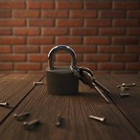 SHIND 37429 Cadenas en laiton épais Type 30mm Trois clés Outils de verrouillage étanches et résistants à la corrosion pour une utilisation intérieure et extérieure