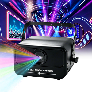 Mini Láser RGB Blanco E27 a Todo Color con Animación, 1W DMX, Luces Láser para DJ, Fiestas, <span class=keywords><strong>Proyector</strong></span> de Escenario, 200 Efectos, Espectáculo en Vivo - Product Image 1