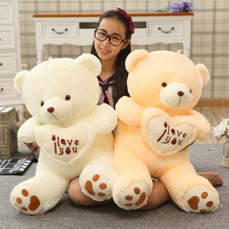 1pc Valentine's Bear Large Stuffed Teddy with LOVE Heart