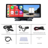 Écran Carplay universel de 10.26 pouces avec fonctions de liaison de miroir TV GPS Garantie 1 an Caméra de bord sans fil pour jeu de voiture portable