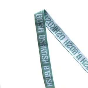 Băng Vải Jacquard Đàn Hồi Giá Rẻ Chất Lượng Tốt Có Độ Bền Cao Logo Thương Hiệu Tùy Chỉnh MOQ 2000 Mét Cho Dây Đeo Cổ Tay - Product Image 4