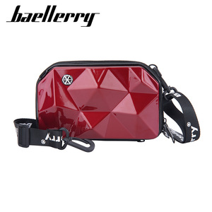 Baellerry Women's Makeup Bag <b>Mini</b> Diamond Pattern Shoulder Crossbody Bag <b>PC</b> Waterproof Wear Resistant Storage Bag - Product Image 1