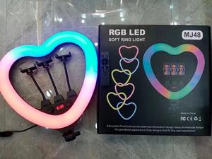 Vente à Chaud <span class=keywords><strong>Amazon</strong></span> Tiktop 10 Pouces Tout-en-Un Mini Led Set Heart Ring Light Lamp avec Trépied Stand Dimmable <span class=keywords><strong>Selfie</strong></span> Ring - Product Image 5