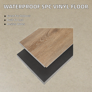 Revêtement de sol commercial SPC, épaisseur 6 mm, imperméable, système de clic, aspect bois, vinyle, résistant, pour bureau, OEM - Product Image 5