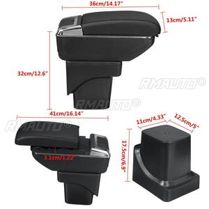 ที่วางแขนในรถยนต์สำหรับฟอร์ด โฟกัส 2 MK2 ปี 2005-2011 กล่องเก็บของคอนโซลกลางหุ้มหนัง พร้อมช่องเสียบ USB 7 ช่อง พร้อมที่เขี่ยบุหรี่และที่วางแก้ว - Product Image 6