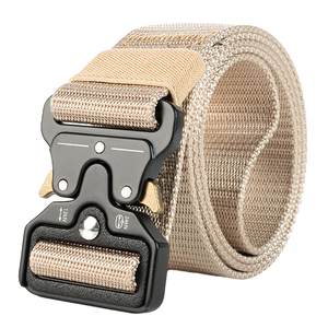 पुरुषों के सामरिक बेल्ट फील्ड बीट्स फील्ड कठोर काम राइगर्स वेब बंदूक बेल्ट को भारी शुल्क त्वरित रिलीज मिश्र धातु बकल लेजर कलाकृति के साथ - Product Image 4