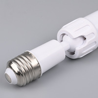 Support de lampe LED universel extensible, réglable à 360 degrés, rallonge de lampe ventilateur, douille de lampe en ABS, 220V 3A, vente en gros usine