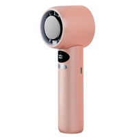 Ventilateur portable sans pales AntarcChill, mini ventilateur électrique réglable en plastique pour usage extérieur, à commande à une main, alimenté par batterie