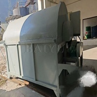 Máquina secadora de arena y lodos con tambor rotatorio de calentamiento infrarrojo