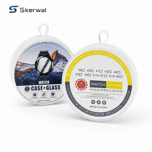 Boîte d'emballage en plastique transparente ronde de qualité supérieure et durable pour les montres <span class=keywords><strong>Apple</strong></span>, Samsung, Huawei, Xiaomi, vente en gros - Product Image 1