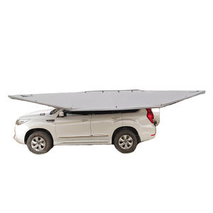 Auvent <span class=keywords><strong>manuel</strong></span> de déploiement latéral de toit de voiture de camion de SUV de camping-car <span class=keywords><strong>4x4</strong></span> 180 degrés avec la lumière de LED - Product Image 3