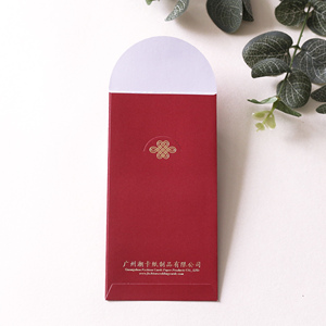 Phong bì màu đỏ truyền thống của Trung Quốc cho trang trí quà tặng năm mới của Trung Quốc phong cách tùy chỉnh màu vàng lá in màu đỏ phong bì - Product Image 3