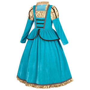 Vestido Retro Medieval Renacentista para Niñas, Disfraz de Halloween, Carnaval, Cosplay, Fiesta, Actuación en Escenario, Festival, Traje Elegante - Product Image 2