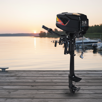 Moteur de remorquage électrique DC 48V 3,6 CV 800 Watts, moteur hors-bord, moteur hors-bord pour petit bateau de pêche, vente directe