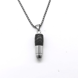 yunnique Collier Pendentif Balle en Acier Inoxydable Or Noir Argent Ouvertable, Bijou Tendance, Cadeau - Product Image 4