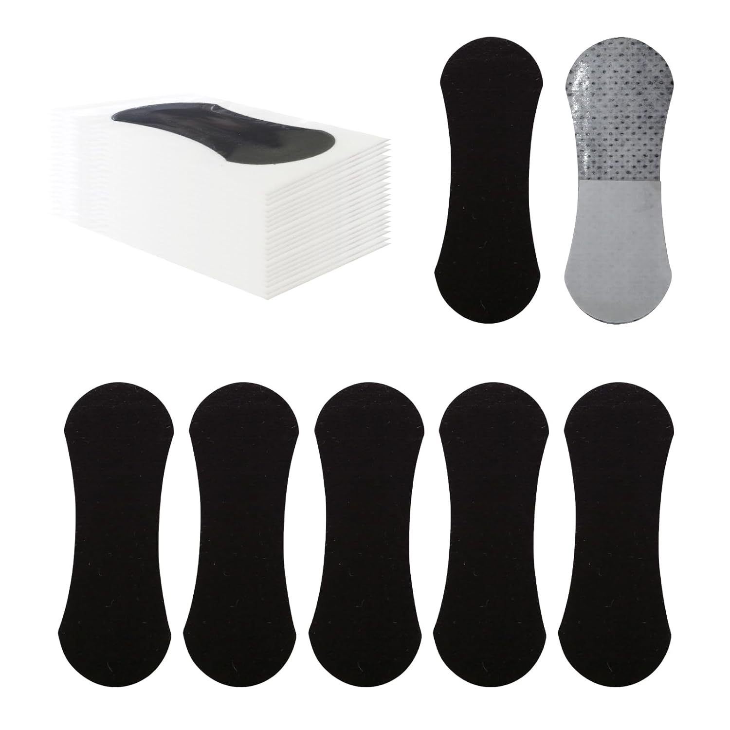 Patch nasal de ventilation noir de petite taille 43*14mm