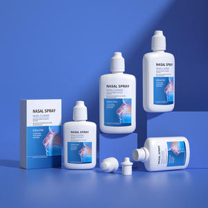 ภาชนะบรรจุยาสเปรย์บีบจมูกจมูกทำจากพลาสติกทรงสี่เหลี่ยมทันสมัยพร้อมฝาปิดฝาเกลียว - Product Image 5