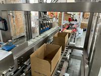 Machine d'emballage automatique de boîtes en carton et en plastique à bras robotique pour l'emballage de biscuits, de pain, de gâteaux, de gaufrettes, de barres chocolatées